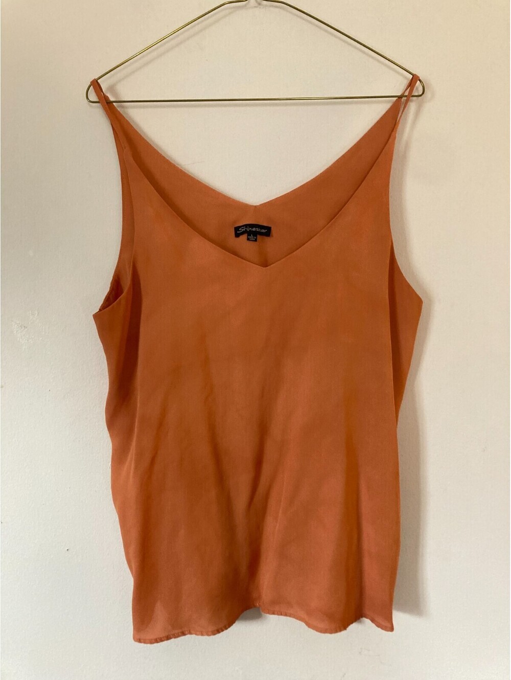 Shinestar Orange Tank Top - Size L